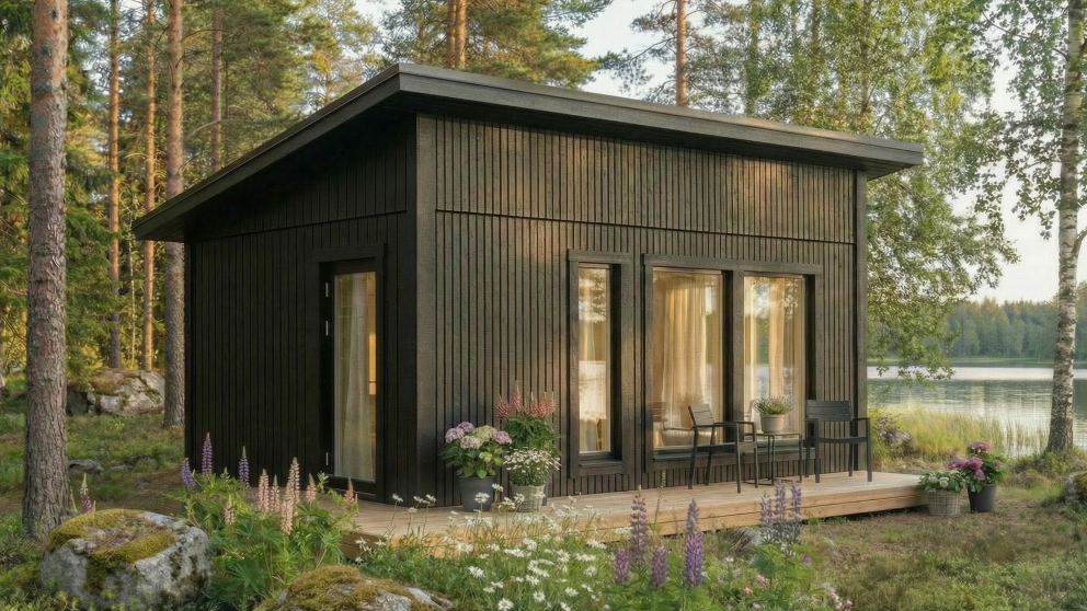 Hytte Flingskär 1 rom, Kjøkken/stue og toalett 25kvm