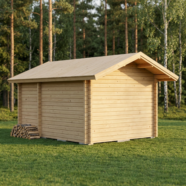 Badstue tett grunnmodell 15 kvm