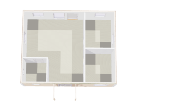 Hytte Hällskär 2 rom, kjøkken/stue, toalett 50 kvm