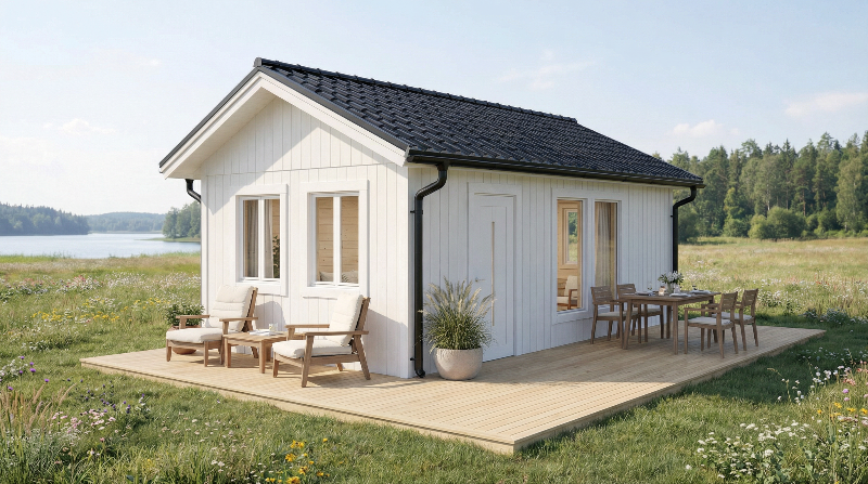 Mikrohus Fårskär 23 kvm