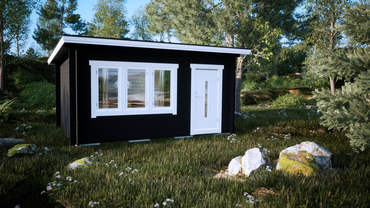 Anneks Lokatten med skråtak 15 kvm