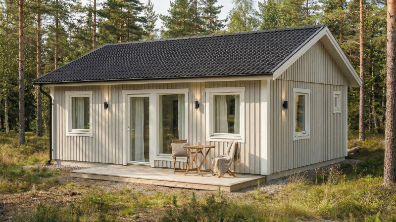 Hytte Hällskär 2 rom, kjøkken/stue, toalett 50 kvm