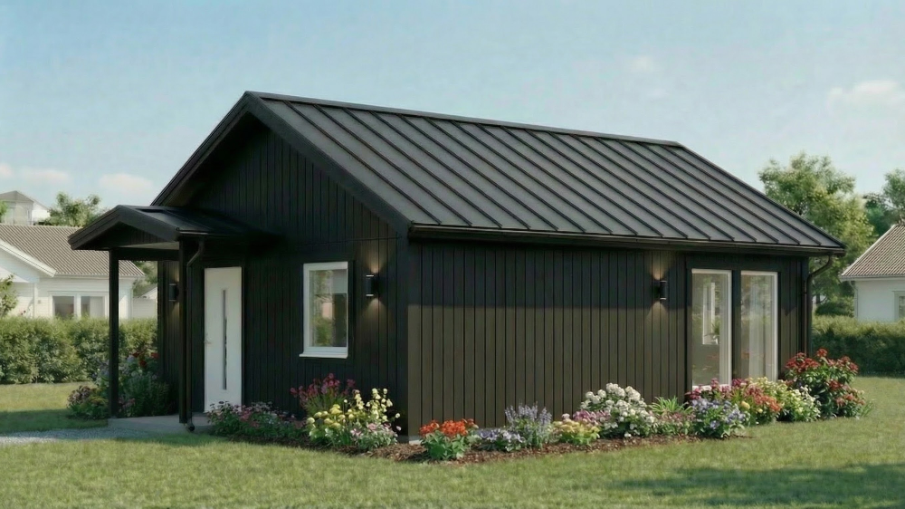 Hytte Ledskär 1 rom, kjøkken/stue, wc 48kvm