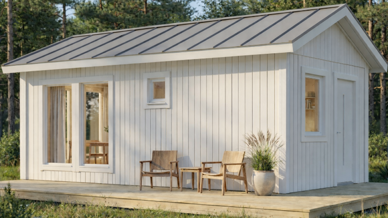 Hytte Tärnskär 1 rom, kjøkken/stue og toalett 28kvm