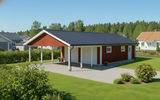 Dobbelgarasje Gransen 66 kvm med carport