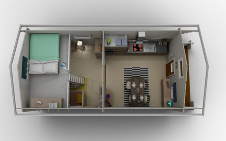 Hytte Altappen med hems 30 kvm