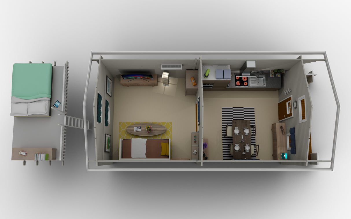 Hytte Altappen med hems 30 kvm