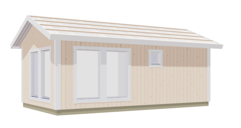 Hytte Tärnskär 1 rom, kjøkken/stue og toalett 28kvm