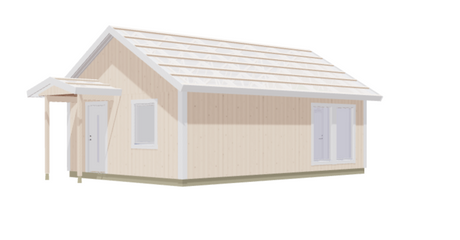 Hytte Ledskär 1 rom, kjøkken/stue, wc 48kvm