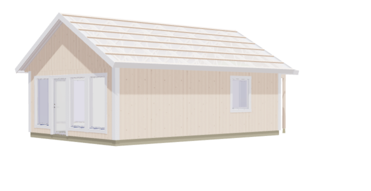 Hytte Ledskär 1 rom, kjøkken/stue, wc 48kvm