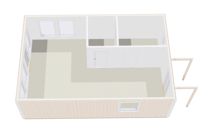 Hytte Ledskär 1 rom, kjøkken/stue, wc 48kvm