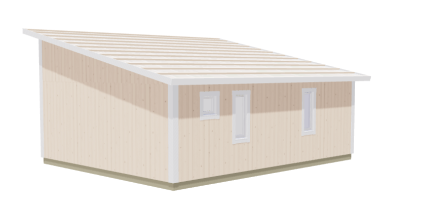 Hytte Åskär 2 rom Kjøkken/stue og toalett 50kvm