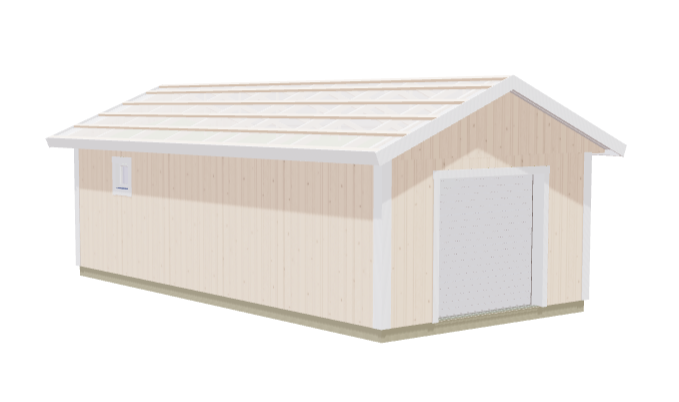 Attefallsgarage Sälskär med lägenhet och toalett 11kvm totalt 40kvm