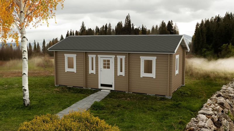 Kundbild för Hytte Tett Grunnmodell torp med tre rom 30 kvm
