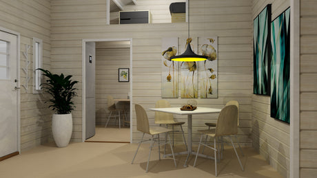 Hytte Løvskær torp med tre rom og to hems 30 kvm