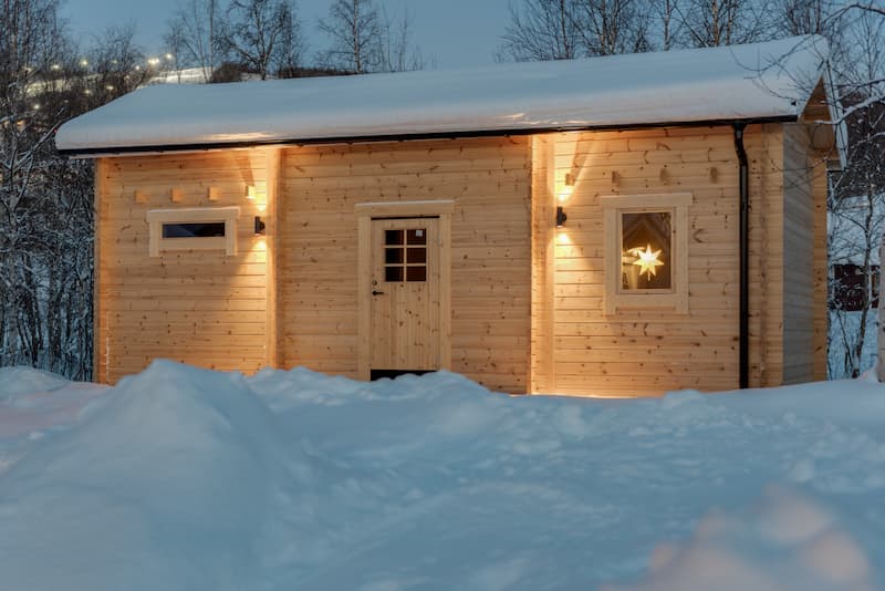 Kundbild för Hytte tett grunnmodell torp med tre rom og to hems 30 kvm