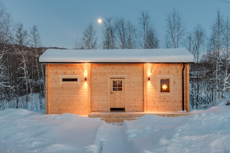 Kundbild för Hytte tett grunnmodell torp med tre rom og to hems 30 kvm