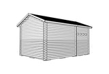 Hytte Tett Grunnmodell Torp med hems 24 kvm