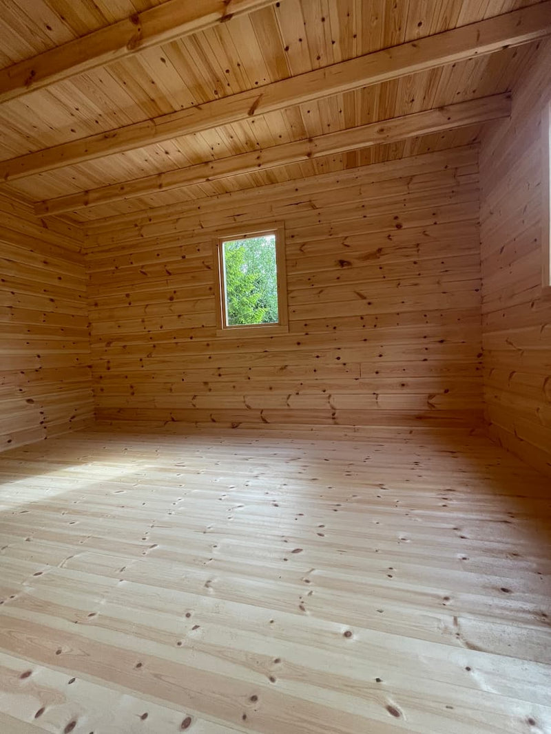 Kundbild för Hytte tett grunnmodell torp med tre rom og to hems 30 kvm