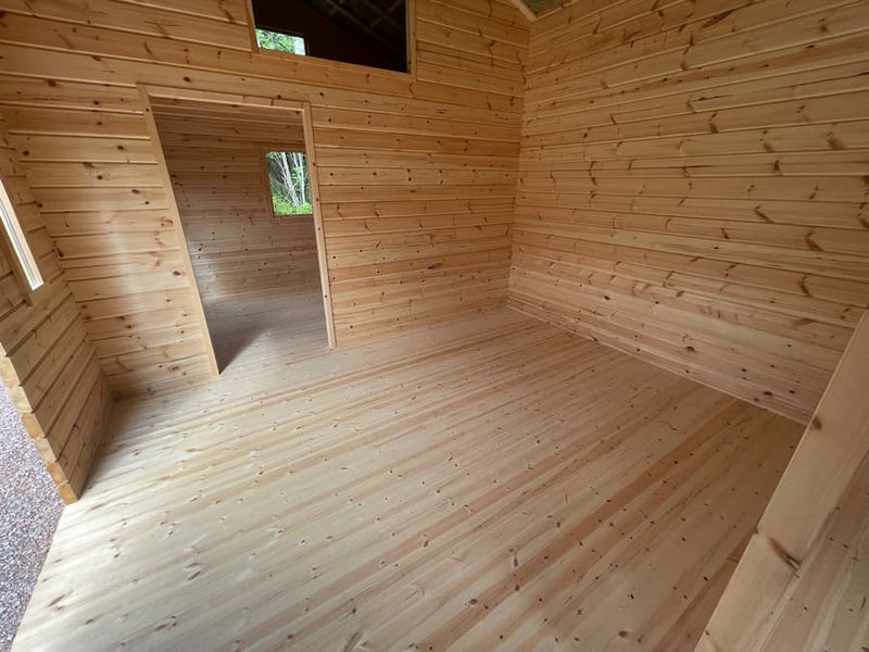 Kundbild för Hytte tett grunnmodell torp med tre rom og to hems 30 kvm