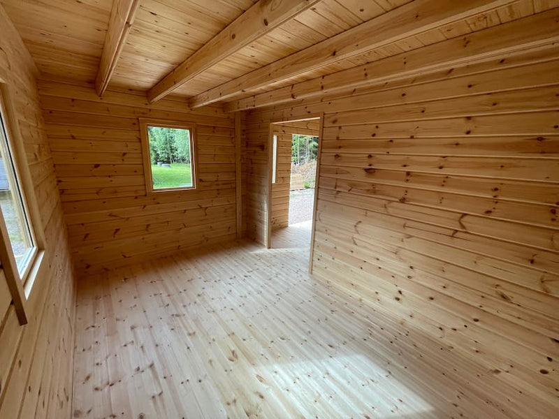 Kundbild för Hytte tett grunnmodell torp med tre rom og to hems 30 kvm