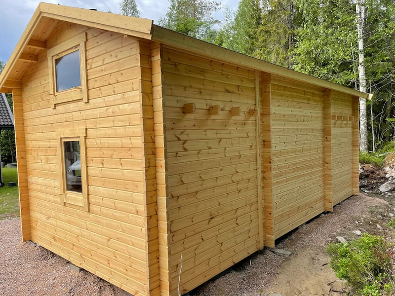 Kundbild för Hytte tett grunnmodell torp med tre rom og to hems 30 kvm