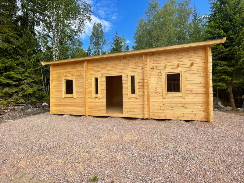 Kundbild för Hytte tett grunnmodell torp med tre rom og to hems 30 kvm