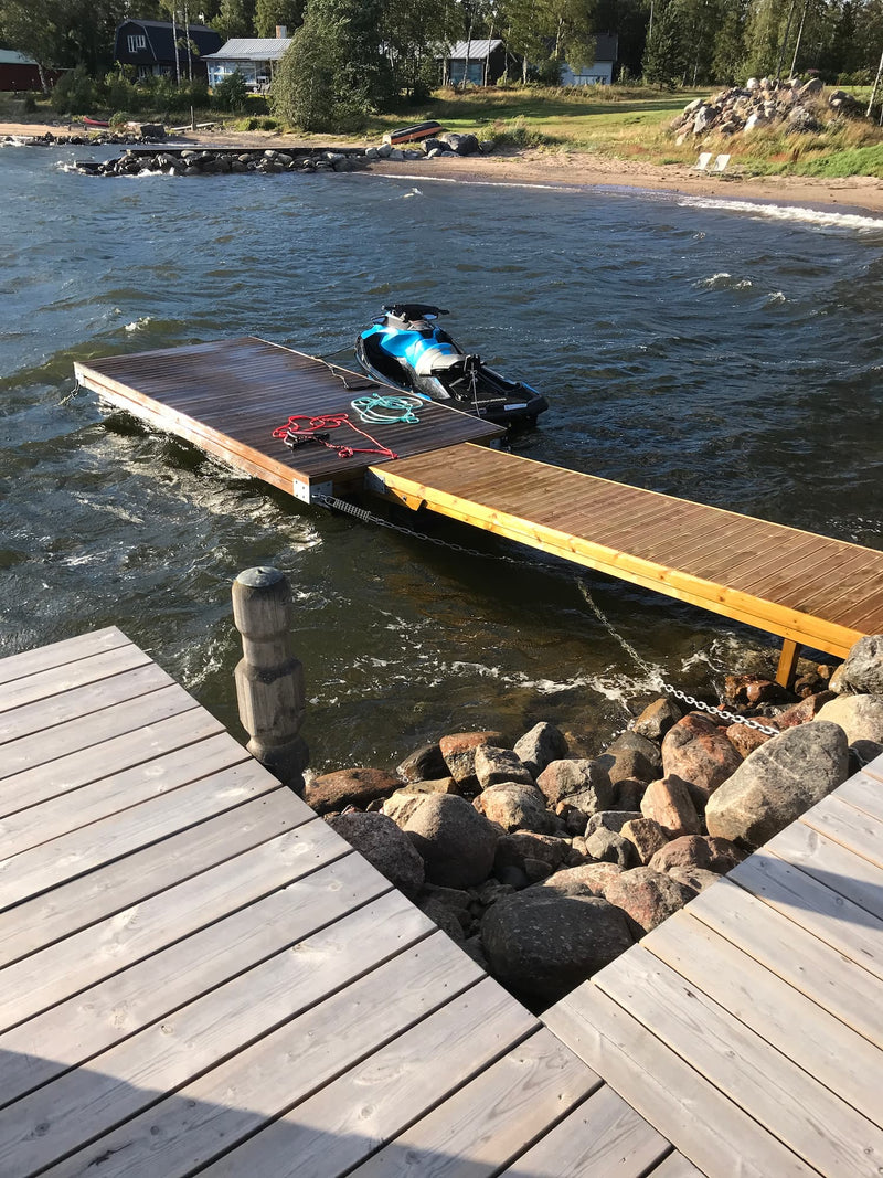 Kundbild för Flytebrygge bad 4x2m inkl. Landgang 4,2m