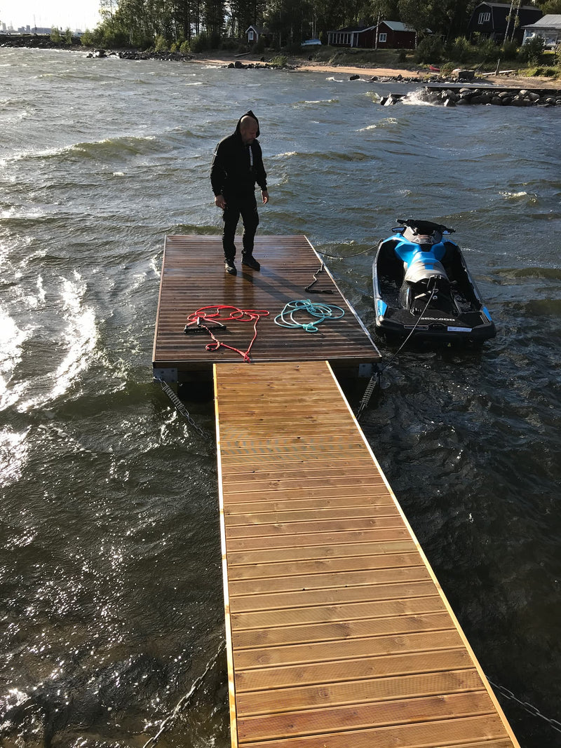 Kundbild för Flytebrygge bad 4x2m inkl. Landgang 4,2m