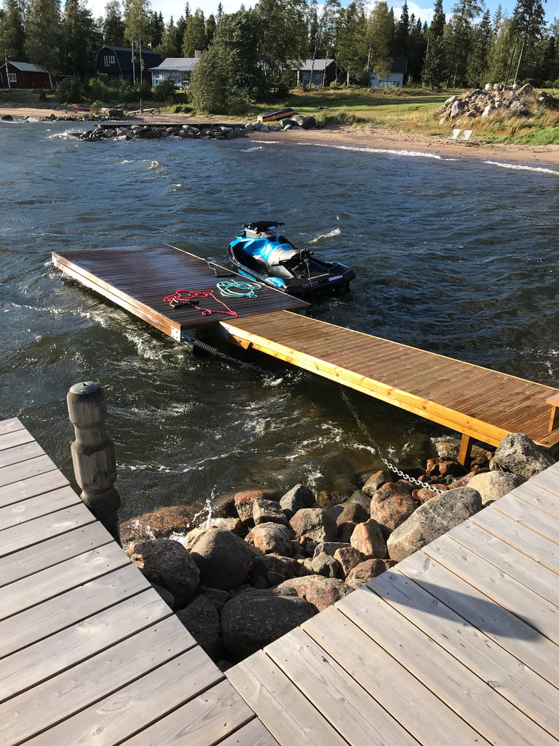 Kundbild för Flytebrygge bad 4x2m inkl. Landgang 4,2m