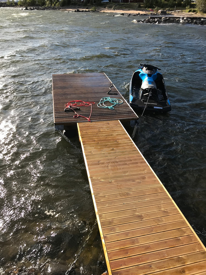 Kundbild för Flytebrygge bad 4x2m inkl. Landgang 4,2m