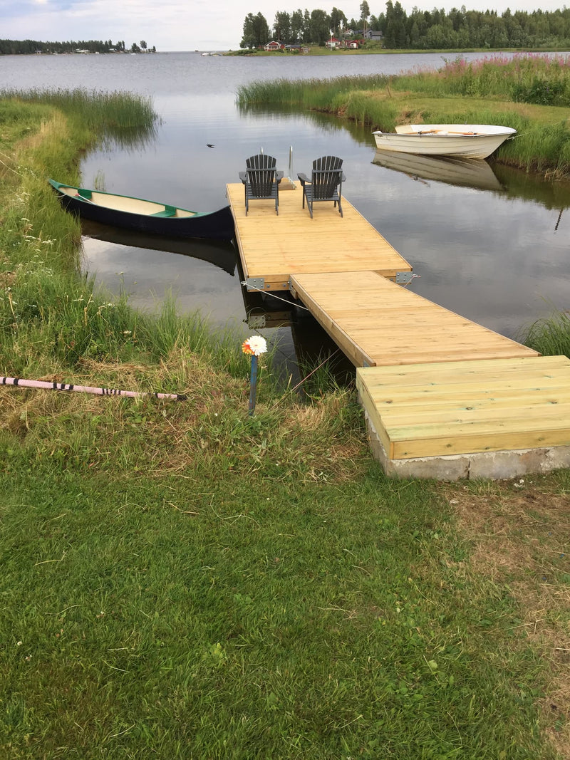 Kundbild för Flytebrygge bad 6x2m inkl. Landgang 4,2m