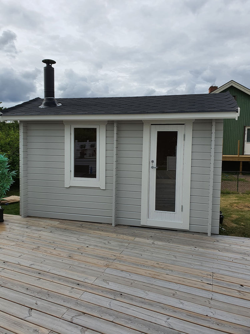 Kundbild för Badstue Tett Grunnmodell DL 8 kvm