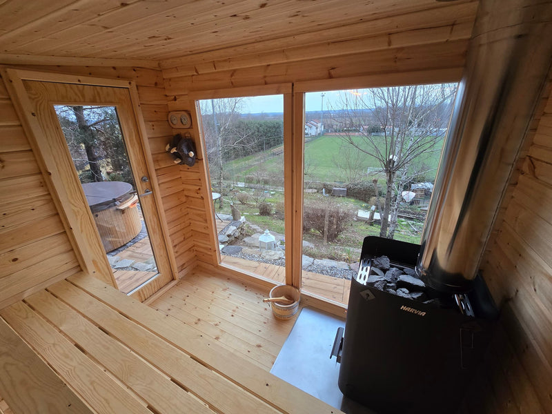 Kundbild för Badstue Stor-Kløssand med skråtak 5 kvm