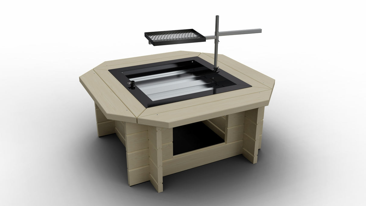 Grillplats utan bänkar