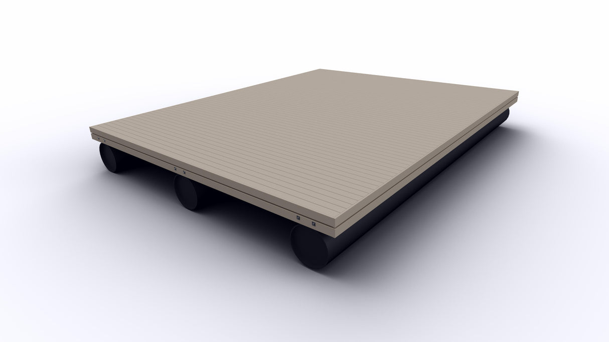 Flåte flytebrygge 6x4,8m