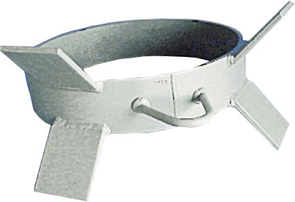 P-ring 40 kg metallring med hake och monteringsplåt