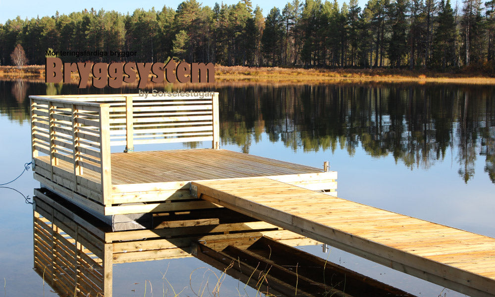 Premiumbrygga  4m med Landgång 4,2m