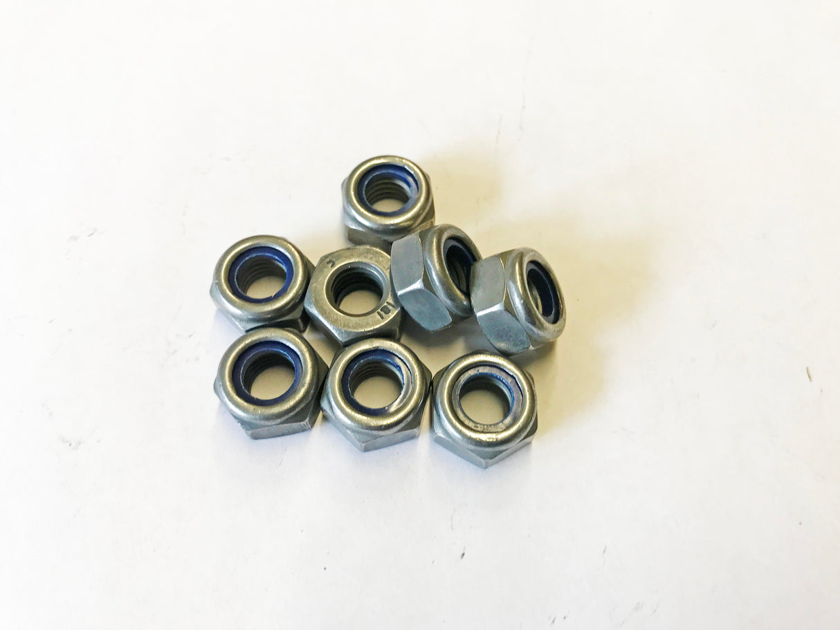 Vagnsbult låsmuttersats M10