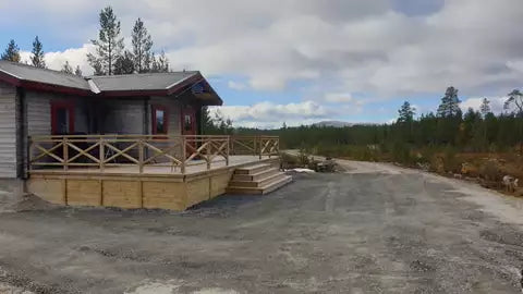 Hytte tømmerhytte bild 6