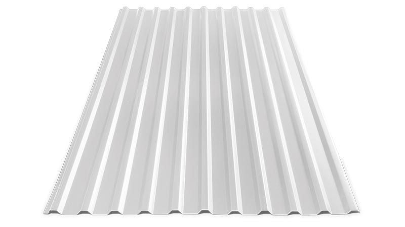 Takplate TP-20 profil (hvit)