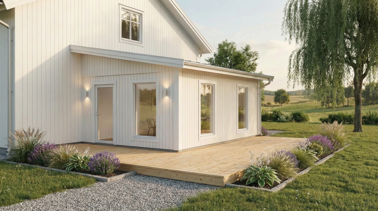 Utbyggnad Husskär 30 kvm