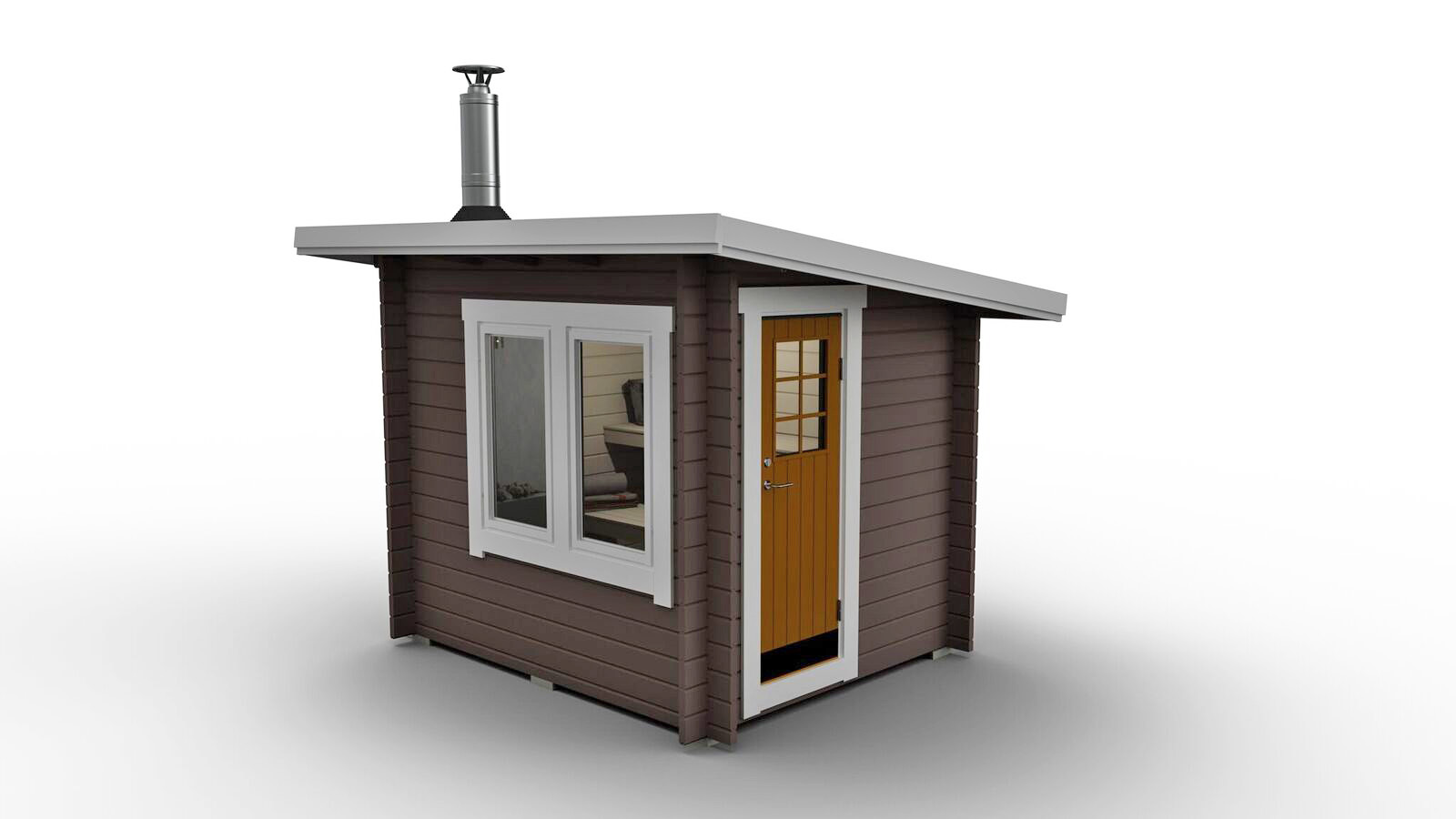 Bastustuga i funkisstil 5 kvm exteriör