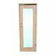 Dør 70x190 10G med stort glass