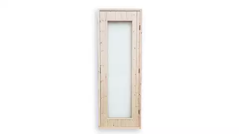 Badstudør med glass